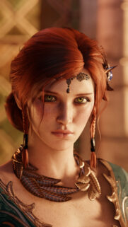 Triss Merigold The Witcher 3 Stunning Portrait Mobile Wallpaper