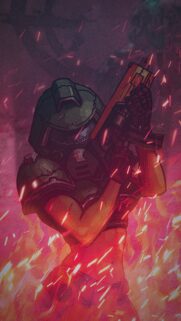 Doom Slayer Female Warrior Concept Art Mobile Wallpaper HD