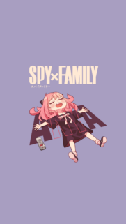 Anya Forger Spy x Family Aesthetic Chibi Wallpaper for Mobile