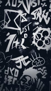 Edgy Street Art Graffiti Aesthetic Wallpaper for Mobile Phone