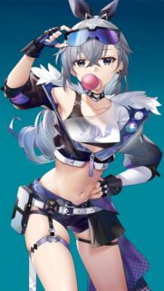 Silver Wolf Honkai Star Rail Aesthetic Anime Girl Wallpaper for Mobile