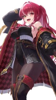 Anime Girl with Vibrant Pink Hair in Stylish Gothic Outfit Wallpaper