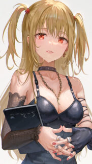 Misa Amane Death Note Anime Girl Portrait High Resolution Wallpaper