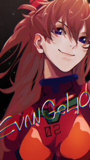 Asuka Langley Soryu Neon Evangelion Aesthetic Mobile Wallpaper