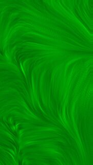 Vibrant Emerald Green Abstract Flowing Waves Mobile Wallpaper