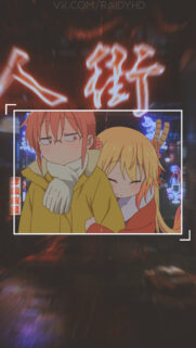 Kobayashi and Tohru Miss Kobayashi Dragon Maid Anime Wallpaper