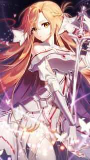 Asuna Yuuki Sword Art Online Stacia Goddess High Resolution Mobile Wallpaper