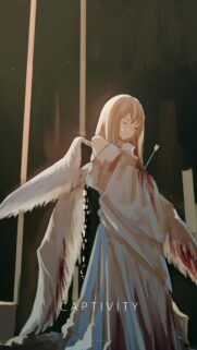 Sad Anime Angel Captivity Wallpaper High Quality Art