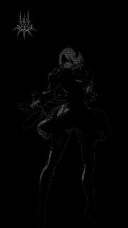 Minimalist 2B NieR Automata Pixel Art Mobile Wallpaper