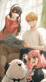 Spy x Family Forger Family Aesthetic Wallpaper for Mobile
