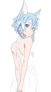 Anime Cat Girl in White Dress Wallpaper – High Quality HD Anime Character Art