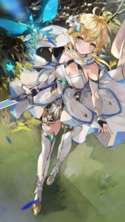 Stunning Lumine Genshin Impact Anime Girl Wallpaper for Mobile Screens