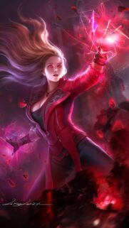 Wanda Maximoff Scarlet Witch 4K Mobile Wallpaper – Bestwallpapers.net