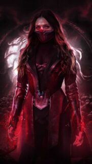 WandaVision 4K Mobile Wallpaper: Stunning Scarlet Witch and Vision Aesthetic Background for Phone