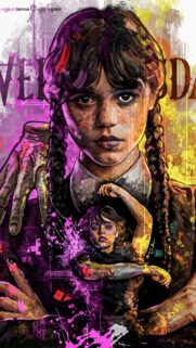 Wednesday Addams Aesthetic Wallpaper for Mobile – High Quality 4K Background