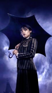 Wednesday Addams High Quality Mobile Wallpaper – Dark Aesthetic HD Background