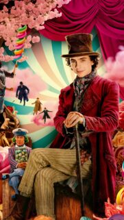 Wonka High Quality Mobile Wallpaper | Magical Candy Aesthetic Background for Phone
