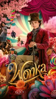 Wonka 4K Mobile Wallpaper: Vibrant Willy Wonka Fantasy Aesthetic for Smartphone Screens