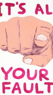 Your Fault Aesthetic Mobile Wallpaper – Minimalist Typography HD Background