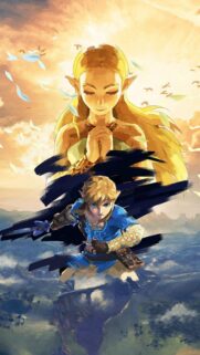 Legend of Zelda Breath of the Wild Link Adventure Gaming Wallpaper for Mobile