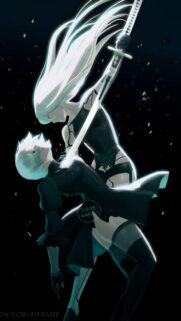 2B Nier Automata Mobile Wallpaper – High Quality 4K Gaming Background