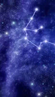 Aquarius Constellation Cosmic Zodiac Night Sky Aesthetic Wallpaper