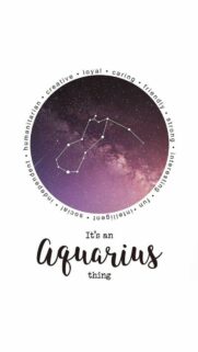 Aquarius Constellation Aesthetic Stars and Zodiac Traits Wallpaper