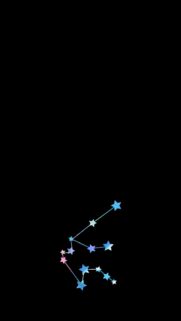 Minimalist Aquarius Constellation Zodiac Aesthetic Phone Wallpaper