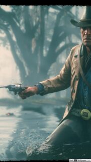 Arthur Morgan 4K Mobile Wallpaper – High Quality Red Dead Redemption Gaming Background