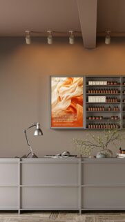 Elegant Skincare Boutique Interior Minimalist Aesthetic Wallpaper