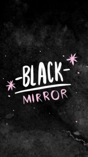 Black Mirror High Definition Mobile Wallpaper | Minimalist Dark Aesthetic Background