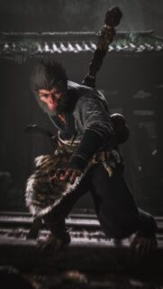 Black Myth Wukong 4K Gaming Wallpaper for Mobile – Epic Monkey King Art
