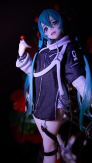 Hatsune Miku Cyber Style Aesthetic Anime Girl Phone Wallpaper