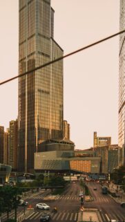 Shenzhen Ping An Finance Center Sunset Skyscraper Urban Wallpaper
