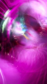 Abstract Neon Motion Blur Light Trails Mobile Wallpaper