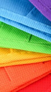 Vibrant Rainbow Fabric Texture Abstract Mobile Wallpaper