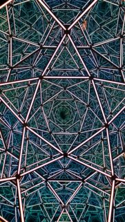 Sacred Geometry Fractal Infinity Spiritual Energy Phone Wallpaper