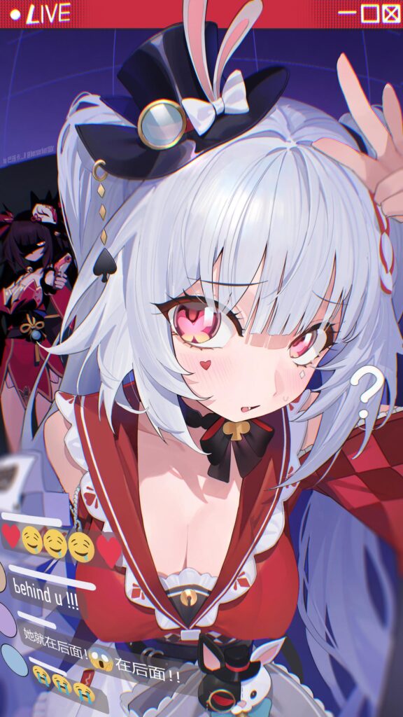Sparkle Honkai Star Rail Bunny Costume Live Stream Anime Wallpaper