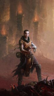Diablo IV Dark Fantasy Gaming Wallpaper for Mobile – High Resolution HD Background