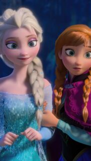 Elsa Frozen Aesthetic 4K Mobile Wallpaper | High-Quality Frozen Background