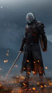 Geralt of Rivia High Quality 4K Gaming Mobile Wallpaper – The Witcher Series