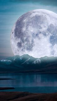 Supermoon Energy Spiritual Connection Aesthetic Phone Wallpaper