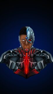 Cyborg DC Superhero High Definition Digital Art Mobile Wallpaper