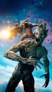 Guardians of the Galaxy HD Mobile Wallpaper – Star-Lord and Crew Cosmic Art