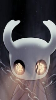 Hollow Knight The Knight Standing in Hallownest 4K Mobile Gaming Wallpaper