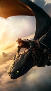 How to Train Your Dragon Mobile Wallpaper 4K – Toothless and Hiccup Art