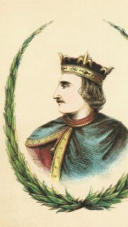 King Portrait Vintage Royal Illustration Mobile Background Wallpaper
