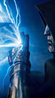 Doctor Doom Marvel Supervillain Lightning Electric Power Wallpaper