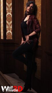 Stunning Claire Redfield Resident Evil Aesthetic Wallpaper 4K