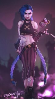 Jinx Arcane Gaming Wallpaper – High Quality HD Mobile Background